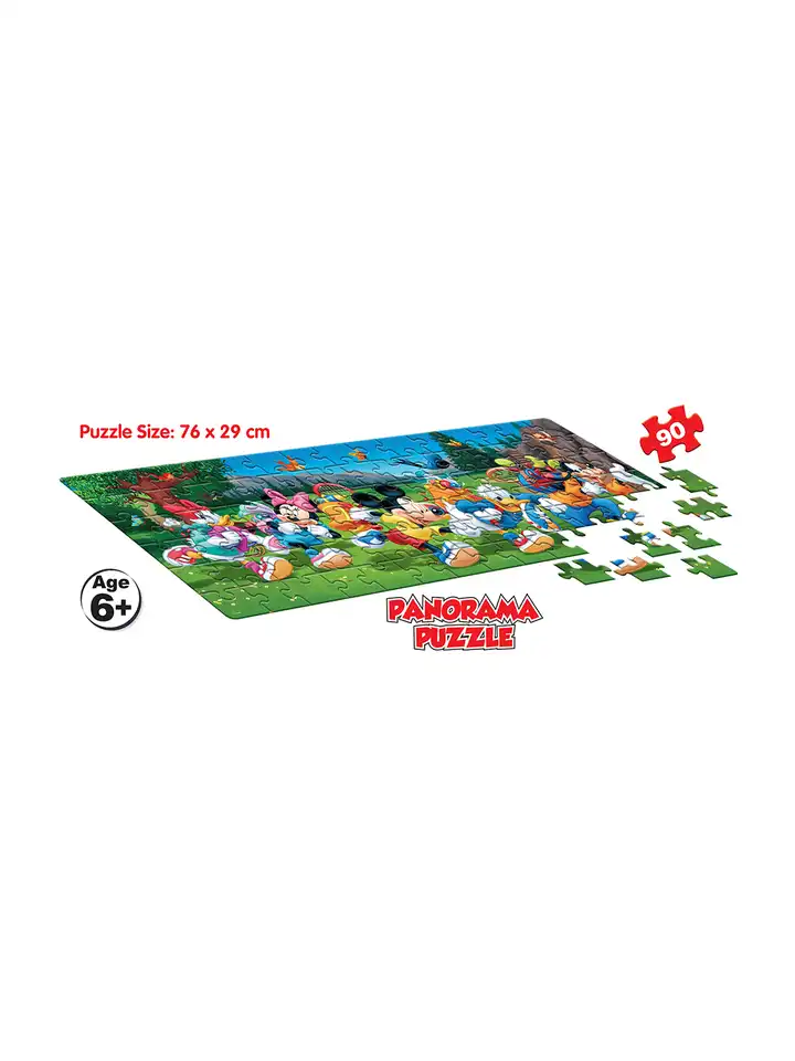 Buy Frank Kids Mickey and Friends Panorama Puzzle Set For Age 6+