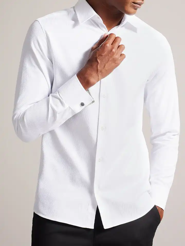 Buy Ted Baker Slim Fit Textured Pure Cotton Casual Shirt - Shirts for Men  25483964 | Myntra