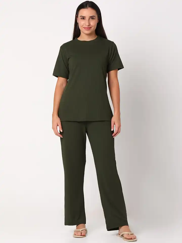 Buy Smarty Pants T-Shirt And Pyjamas Night Suit - Night suits for Women  25535756 | Myntra