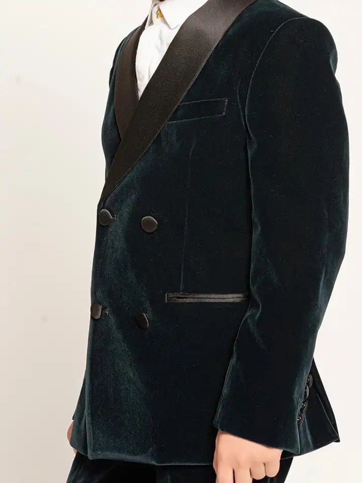 MAATEE&SONS DOUBLE BREAST HALF COAT Buy One Friday Boys Double