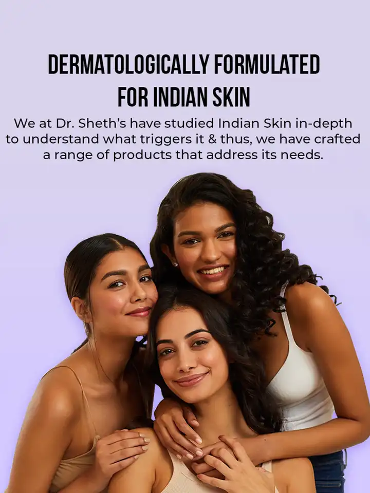 Crème Visage Dr. Sheth's Céramides & Vitamine C - 100g - Sans Huile, Pour Tous Types De Peau