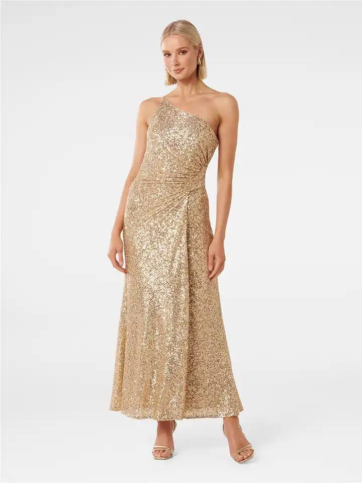 slim fit dress slacks A Line Formal Satin V Neck High-Low Prom Dress main image 1