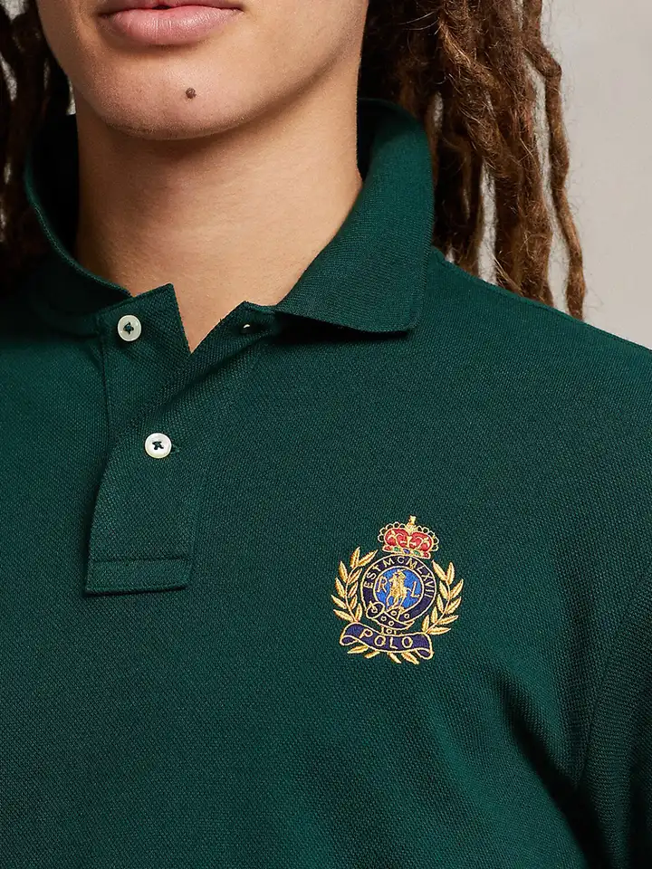 Buy Polo Ralph Lauren Classic Fit Typography Embroidered Cotton T