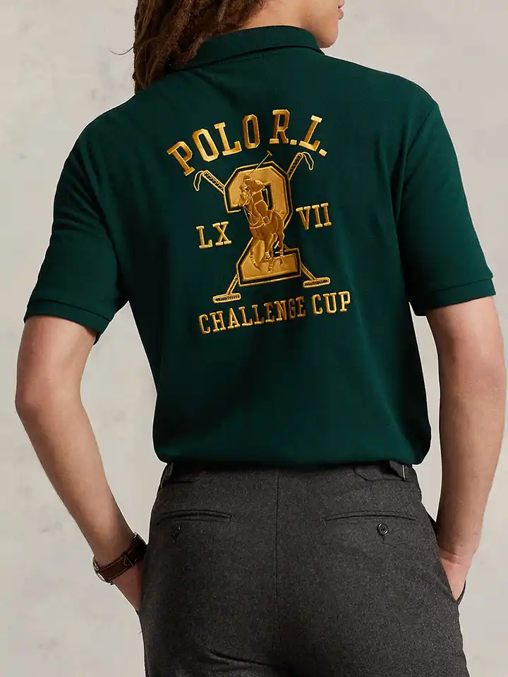 Buy Polo Ralph Lauren Classic Fit Typography Embroidered Cotton T