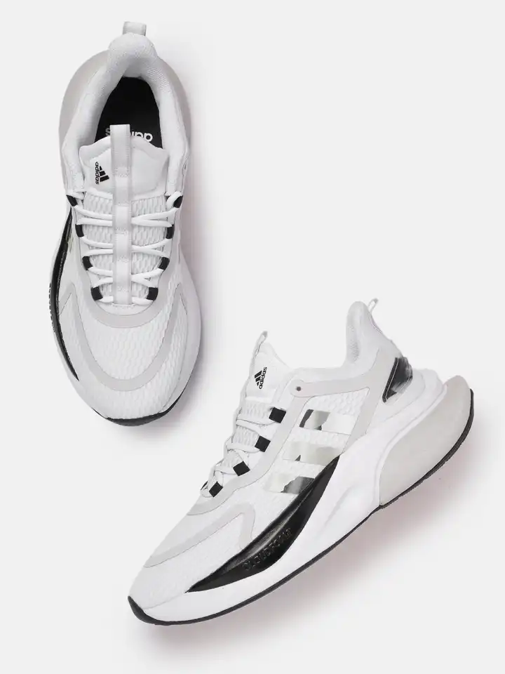 Buy ADIDAS Men Woven Design AlphaBounce + Running Shoes - Sports Shoes for  Men 26517402 | Myntra