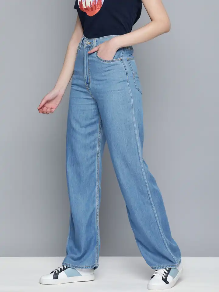 Buy Levis Women High-Rise Light Fade Regular Fit Jeans - Jeans for
