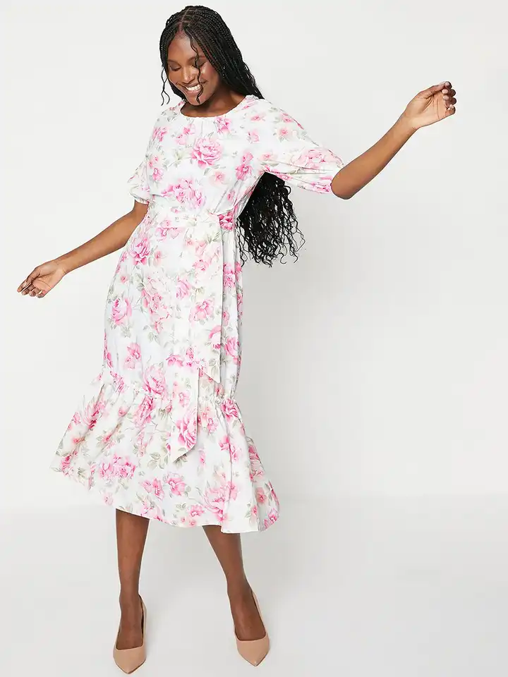 Buy DOROTHY PERKINS Flounce Hem Floral Sheath Midi Dress - Dresses for Women 27149912 | Myntra Buy DOROTHY PERKINS Flounce Hem Floral Sheath Midi Dress - Dresses for Women 27149912 | Myntra
