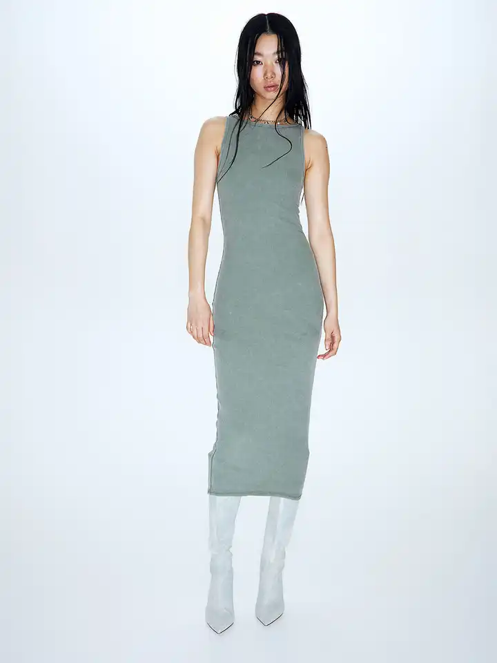 green dress bloomingdales H&M main image 0