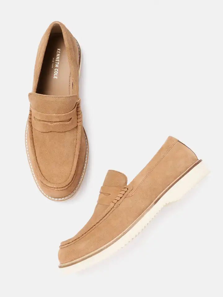 Buy Kenneth Cole Men Leather Penny Loafers - Casual Shoes 