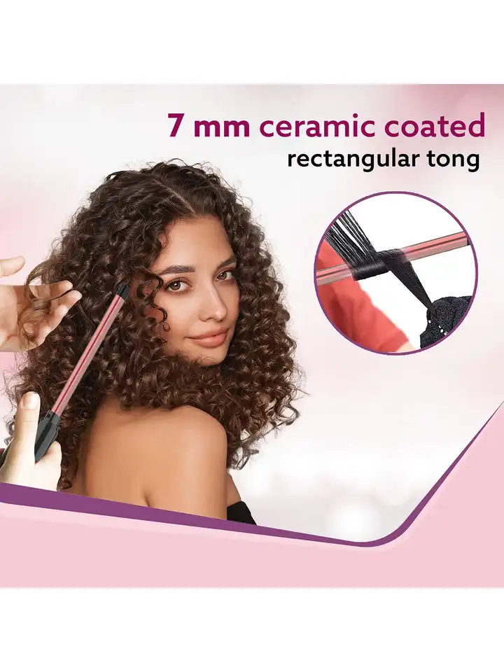 Buy Agaro HC9017 Rectangular Chopstick Curling Iron with 7mm