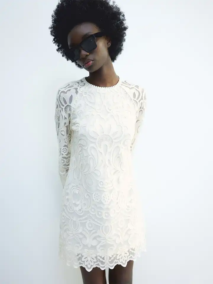 Buy H&M Embroidered Dress - Dresses for Women 28287348 | Myntra