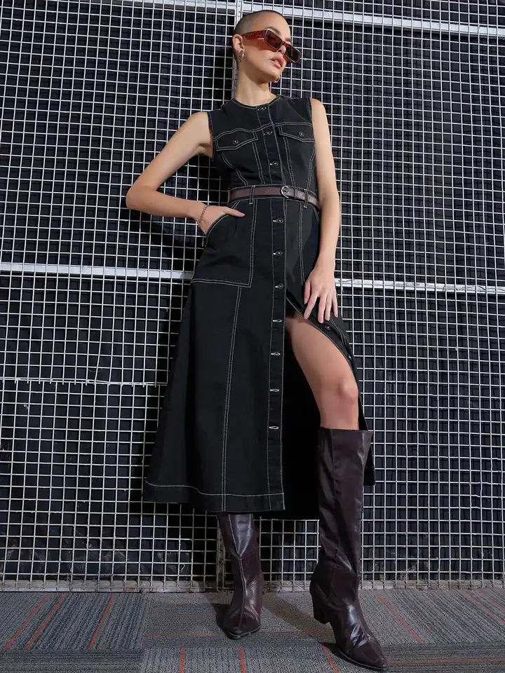 short black off the shoulder dress Augusta Foldover Mini Dress, / M Featuring an off final-sale-1 Classic Sleeveless A-Line Dress Size:90 cm