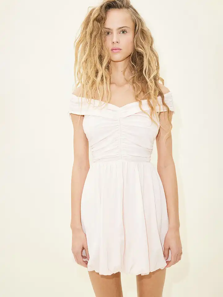 white christmas dresses CACIE DRESS at Atelier Delphine main image 1