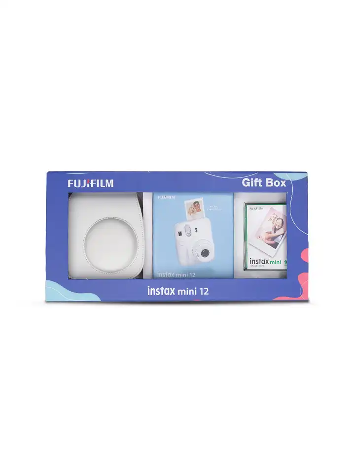 Buy FUJIFILM White Instax Mini 12 Gift Box with 10 Shots - Cameras