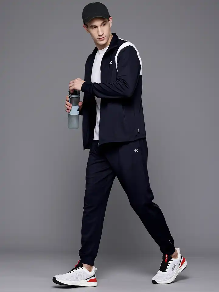 Buy HRX by Hrithik Roshan Men Colourblocked Rapid-Dry Tracksuit