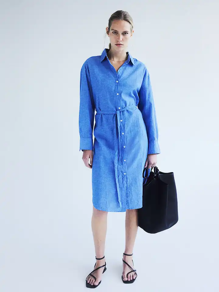 Buy H&M Linen-Blend Shirt Dress - Dresses for Women 29297320 | Myntra