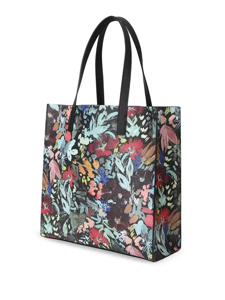 Buy Ted Baker Floral Printed Leather Oversized Shopper Tote Bag Buy Ted Baker Floral Printed Leather Oversized Shopper Tote Bag