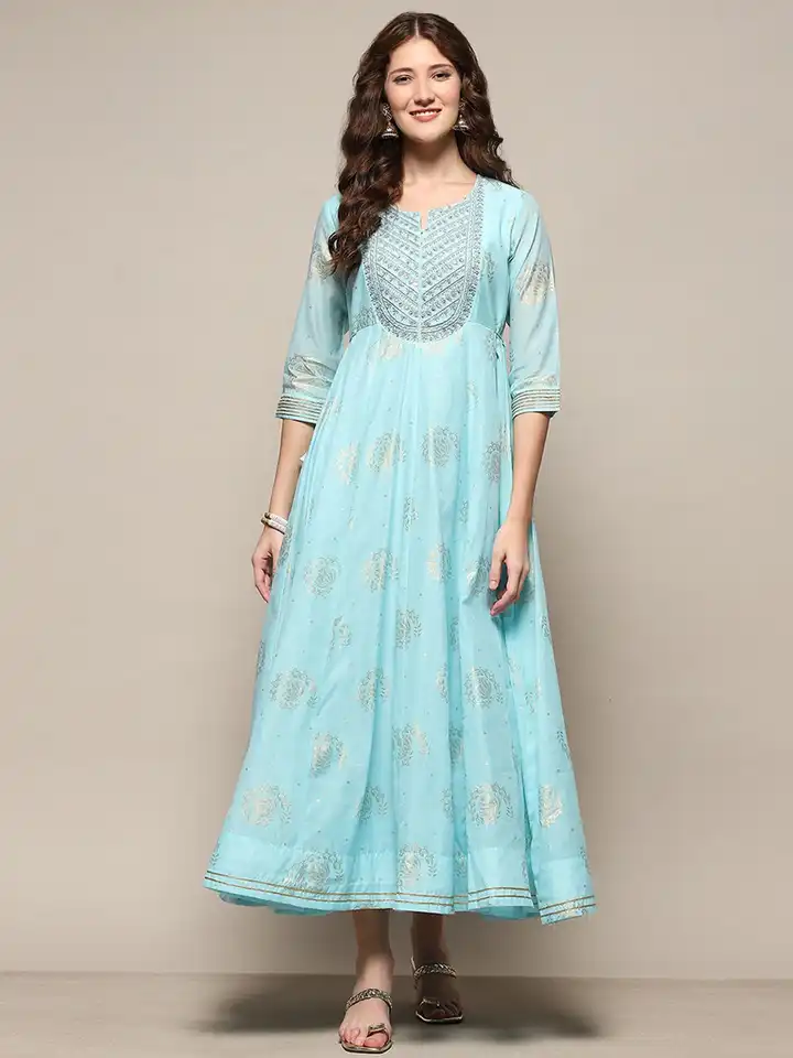 chinese dress ladies Biba Long plain – Goa Paris main image 0
