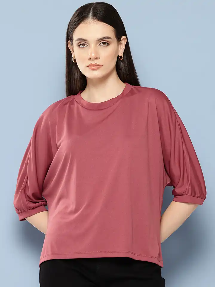 Dolman Sleeve Blouse ピンク Buy Chemistry Dolman Sleeve Top - Tops for Women 29758150 | Myntra