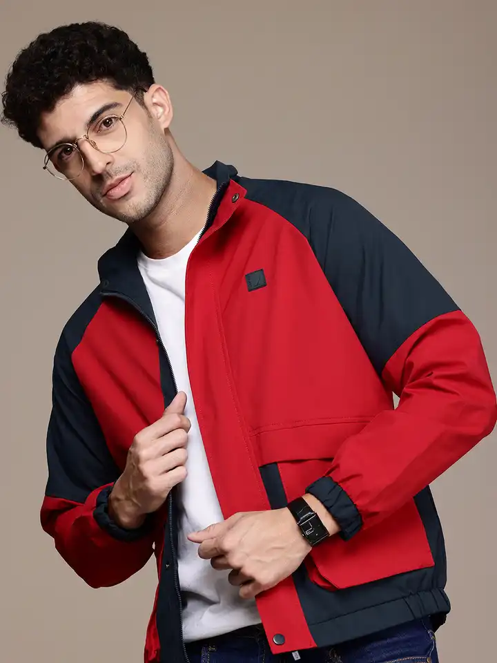 MARK & LONA ジャケット サイズ46 グレー/レッド Buy Nautica Colourblocked Tailored Jacket - Jackets for Men