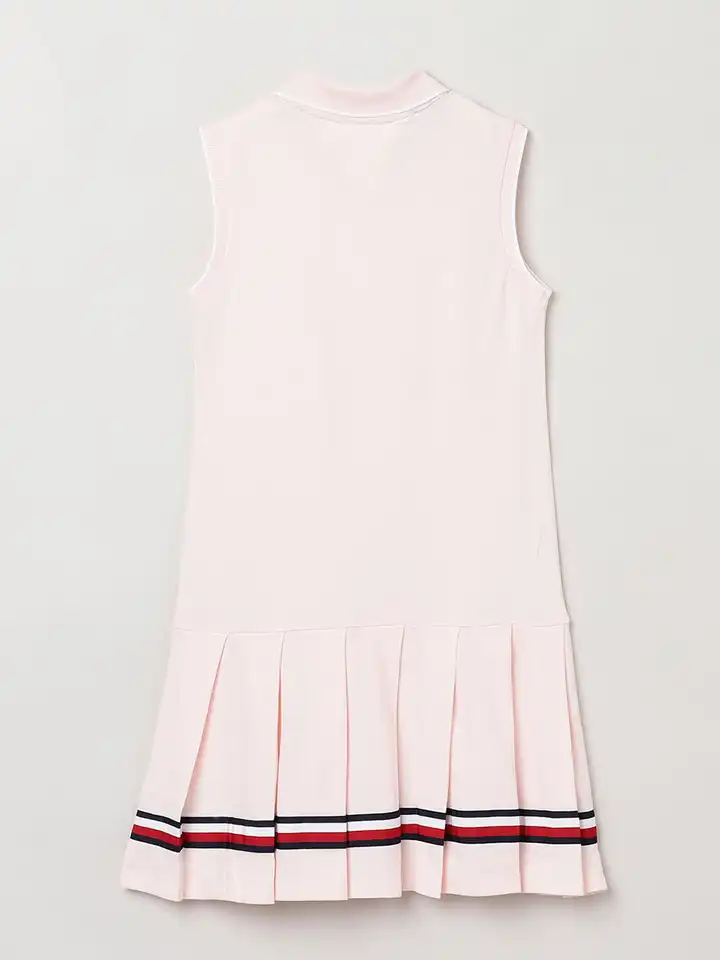 Buy Tommy Hilfiger Girls Shirt Collar Cotton Drop-Waist Dress - Dresses for  Girls 29830338 | Myntra