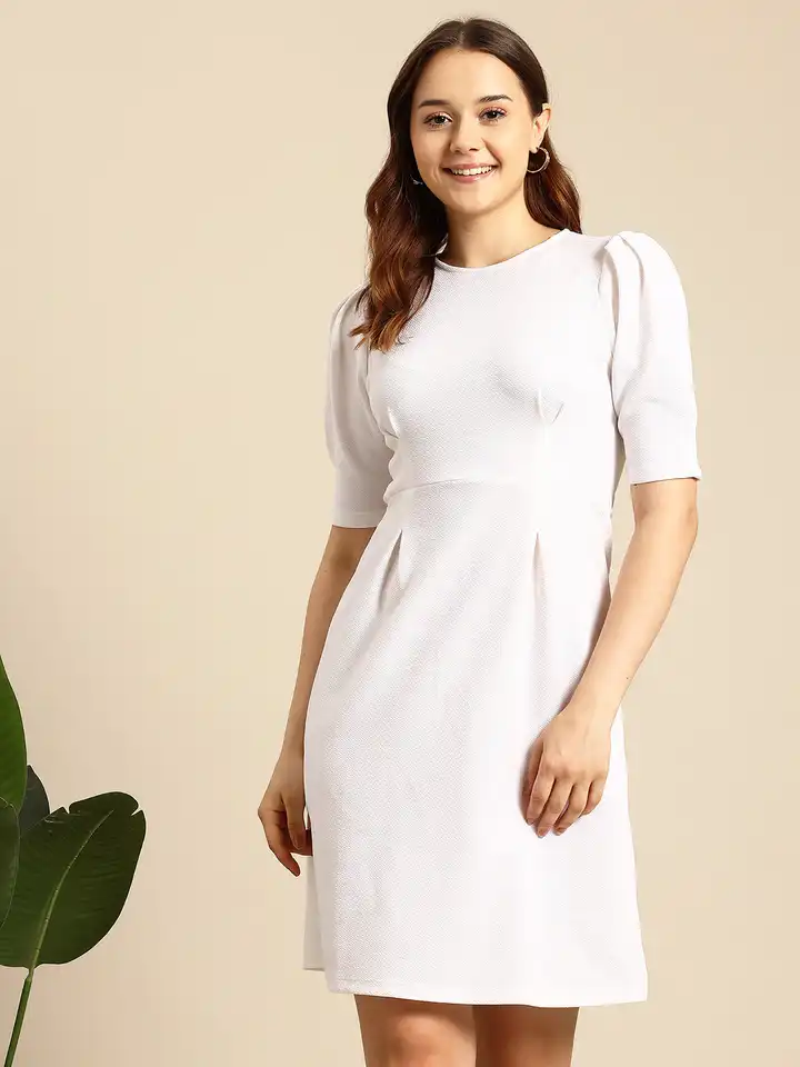 sachin and babi light blue dress REISS Women's Off-The-Shoulder Ribbed Midi Dress