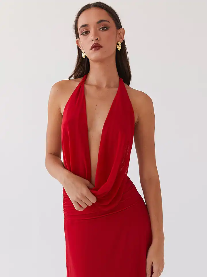 lulu red maxi dress Lulus Memorable Entrance Rust Orange Strapless Satin Maxi Dress