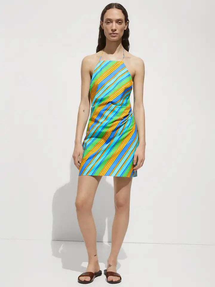 knee length dresses for ladies Petal and Pup Women's Carson Pleated Mini Dress main image 1