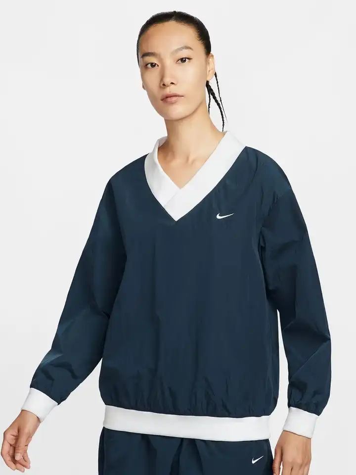 nike v neck women's long sleeve