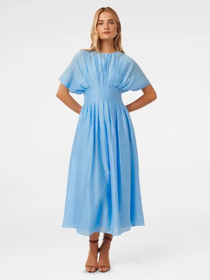 Buy Forever New Flared Sleeve Fit & Flare Midi Dress - Dresses for Women  30114442 | Myntra
