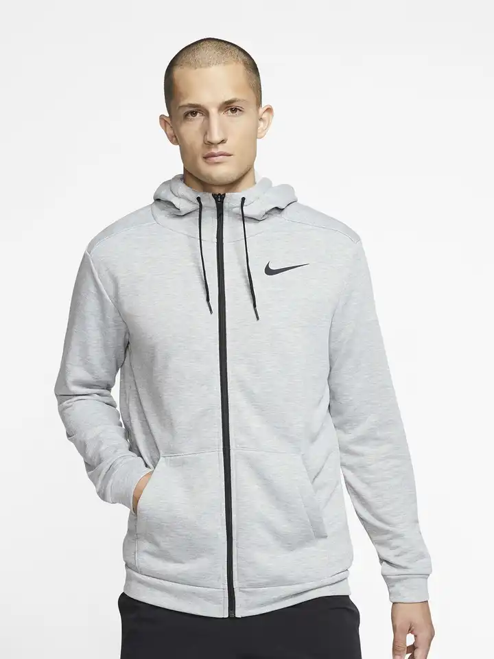 nike dri fit mens full zip training hoodie