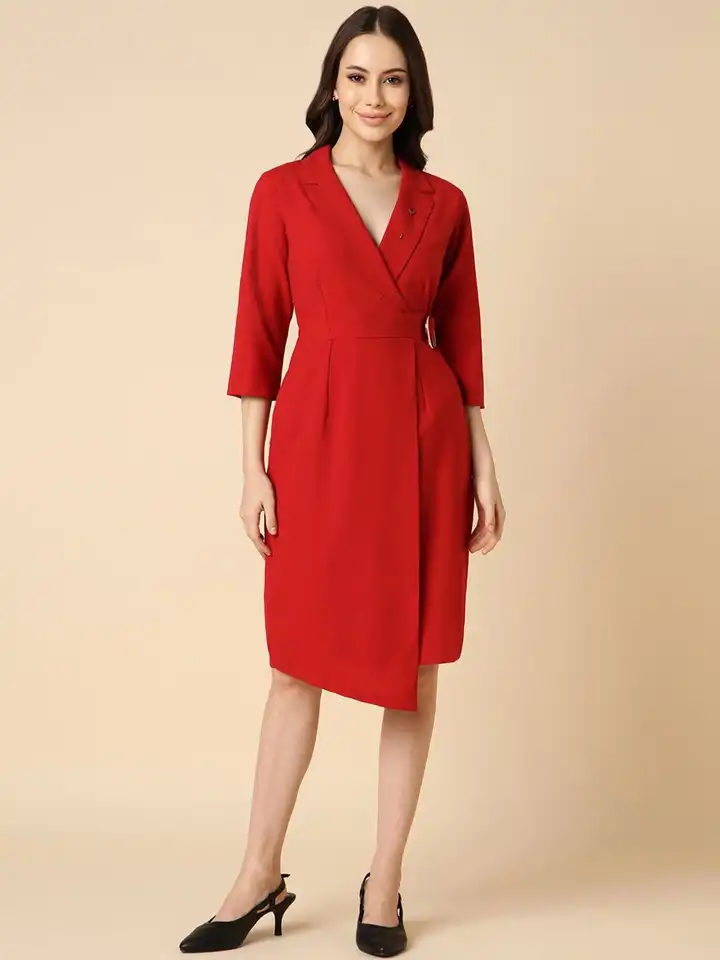 Buy Allen Solly Woman Solid Formal Dress - Dresses for Women 30161286 |  Myntra