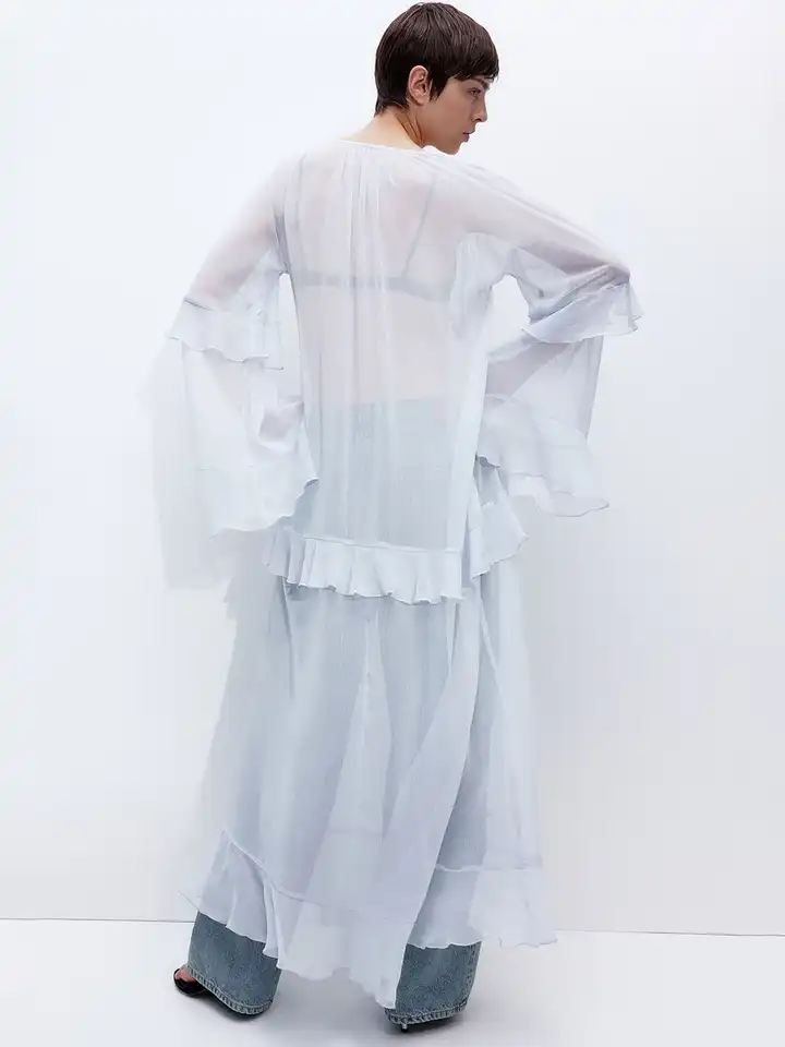 sachin and babi light blue dress Buy H&M Flounced Chiffon Dresses - Dresses for Women 30245399