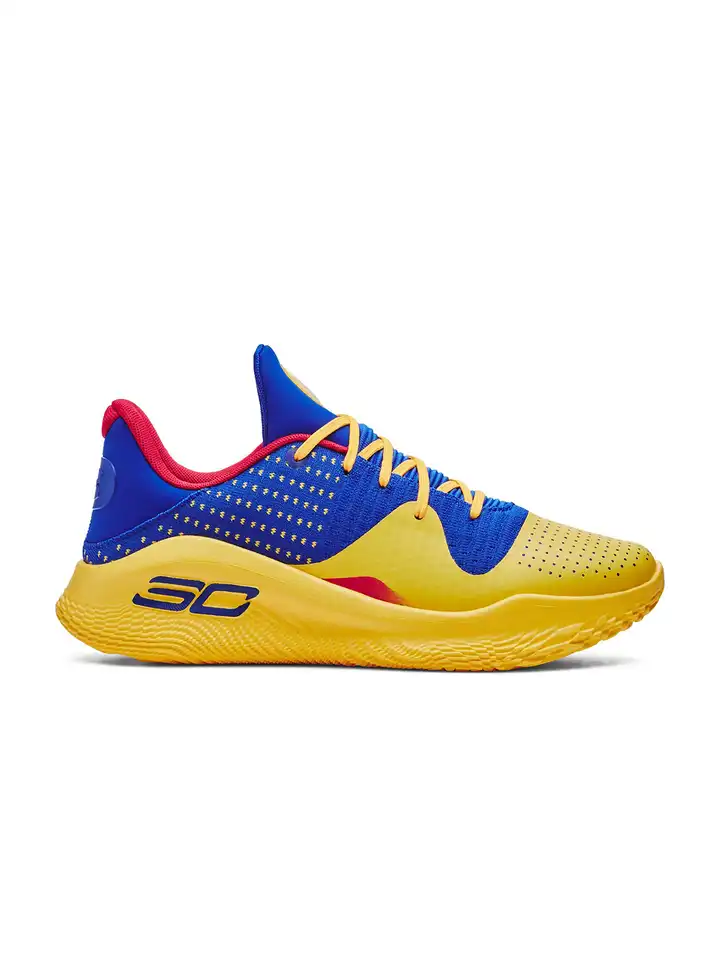 Buy UNDER ARMOUR UA Curry 4 Men Colorblocked Lace Ups High-Top