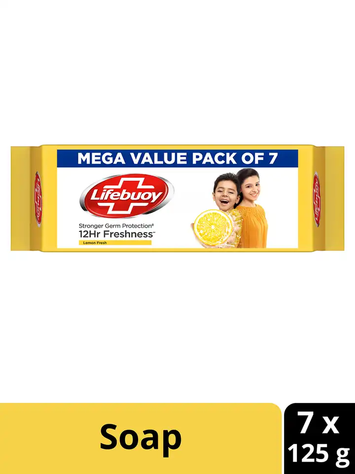 Lot De 4 Savons Lifebuoy Lemon Fresh - 125g Chacun - Antibactérien - Neuf