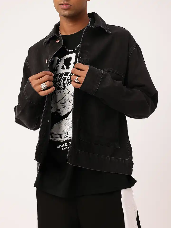 Buy Kook N Keech Relaxed Fit Denim Jacket - Jackets for Men