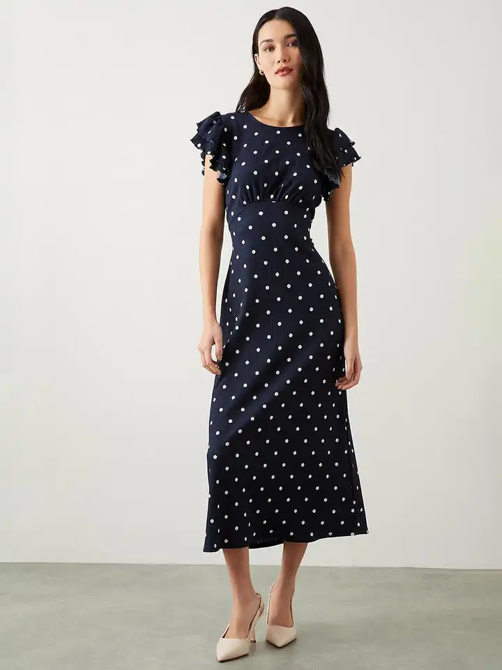 green emerald velvet dress Dorothy Perkins Womens/Ladies Floral Square Neck Cami Midi Dress   Universal Textiles