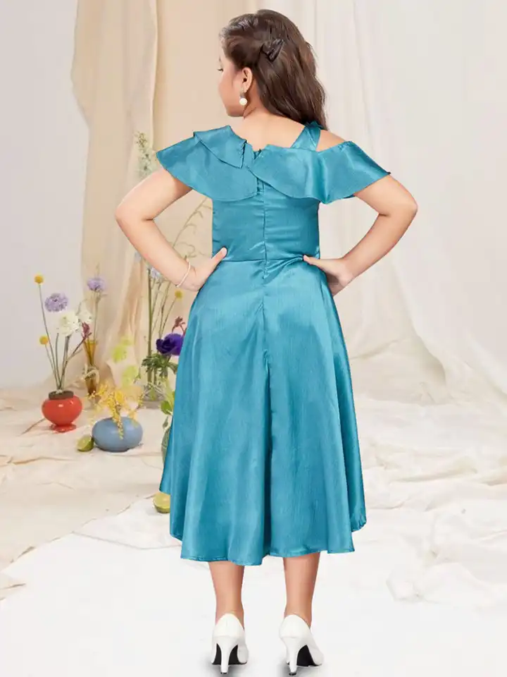 green emerald velvet dress Off the Shoulder Fit and Flare – Jody Davis main image 0