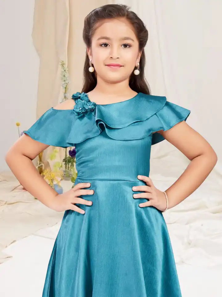 Buy Lei-Chie Off-Shoulder Cold-Shoulder Satin Fit & Flare Dress - Dresses for Girls 30745514 | Myntra Buy Lei-Chie Off-Shoulder Cold-Shoulder Satin Fit & Flare Dress - Dresses for Girls 30745514 | Myntra