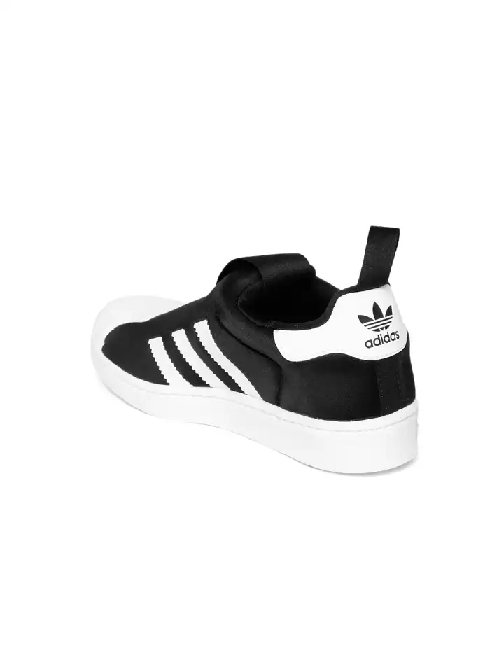 Buy Adidas Originals Unisex Black & White Superstar 360 C Slip-On Sneakers  - Casual Shoes for Unisex Kids 3093420 | Myntra