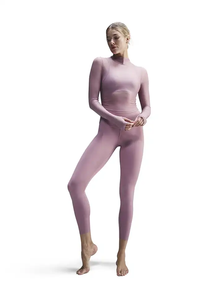 nike sheer long sleeve top