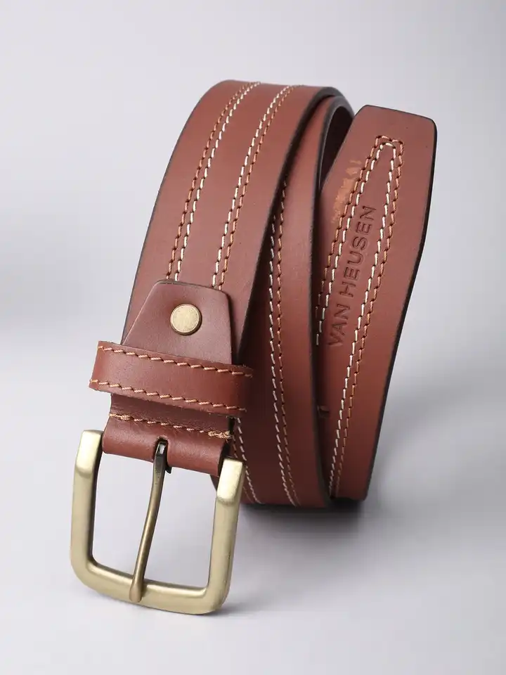 van heusen leather belt