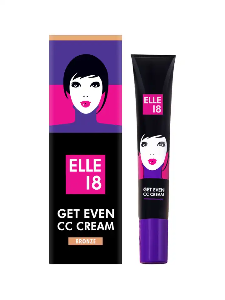 Buy ELLE 18 GetEven CC Cream SPF15 with Niacinamide 18g - Bronze