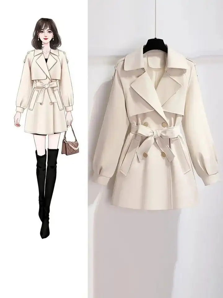 ジャケット・アウター SHORT TRENCH COAT +81 LIMITED EDITION Blanc YM