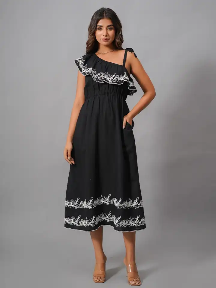 chinese dress ladies Maxi linen dress AGRA in White