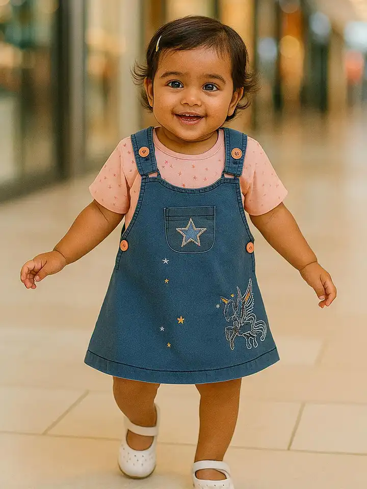 green emerald velvet dress Lily Denim Pinafore Dress & Embroidered Collar Bodysuit Set  NAVY