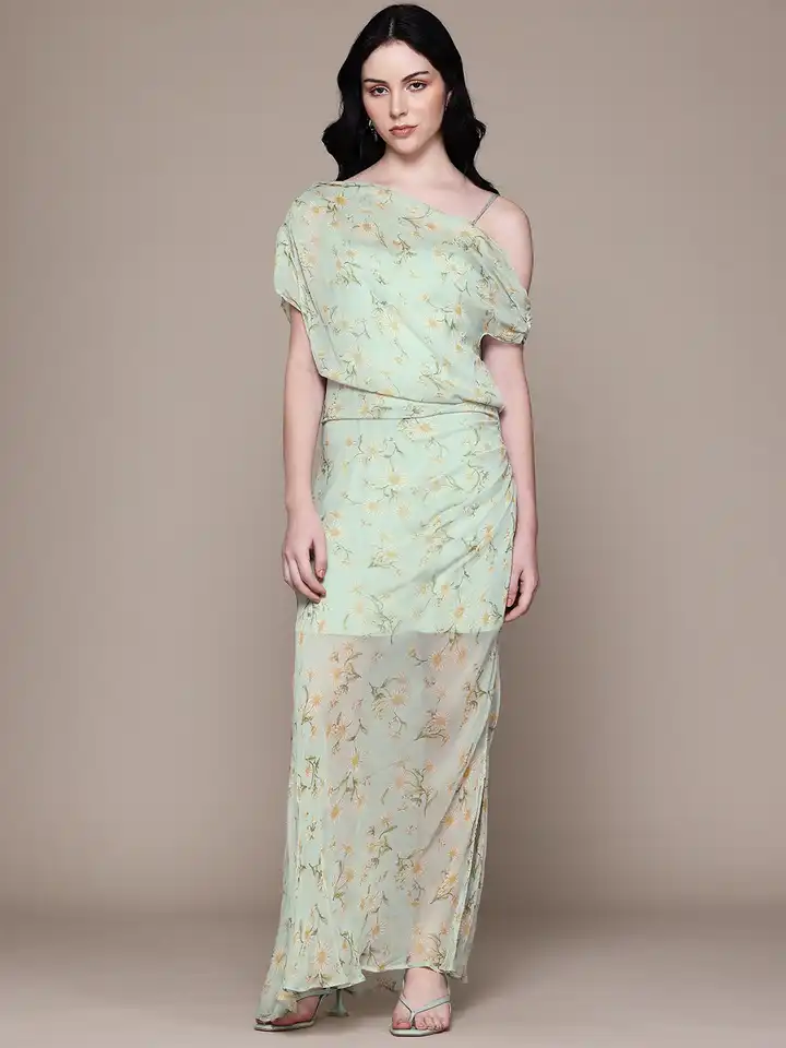 sachin and babi light blue dress Charlie Holiday Pricilla Maxi Dress main image 0