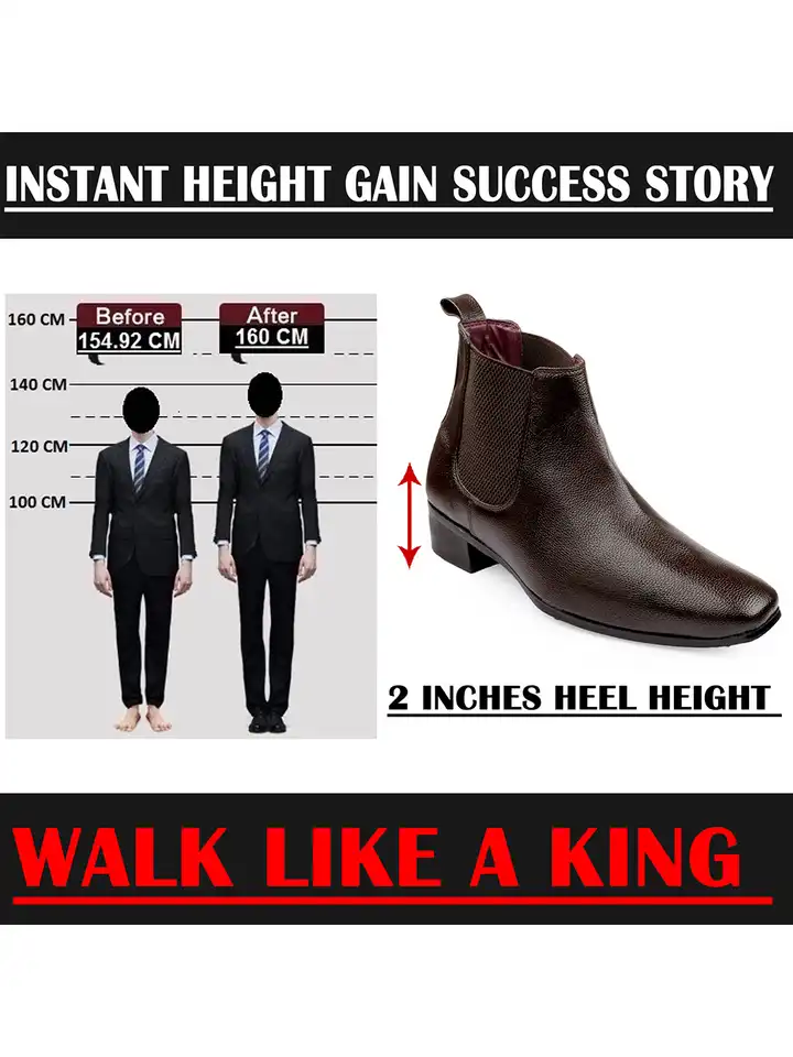 Buy Bxxy Men Heel Height Increasing Casual Party Wear Chelsea Boot