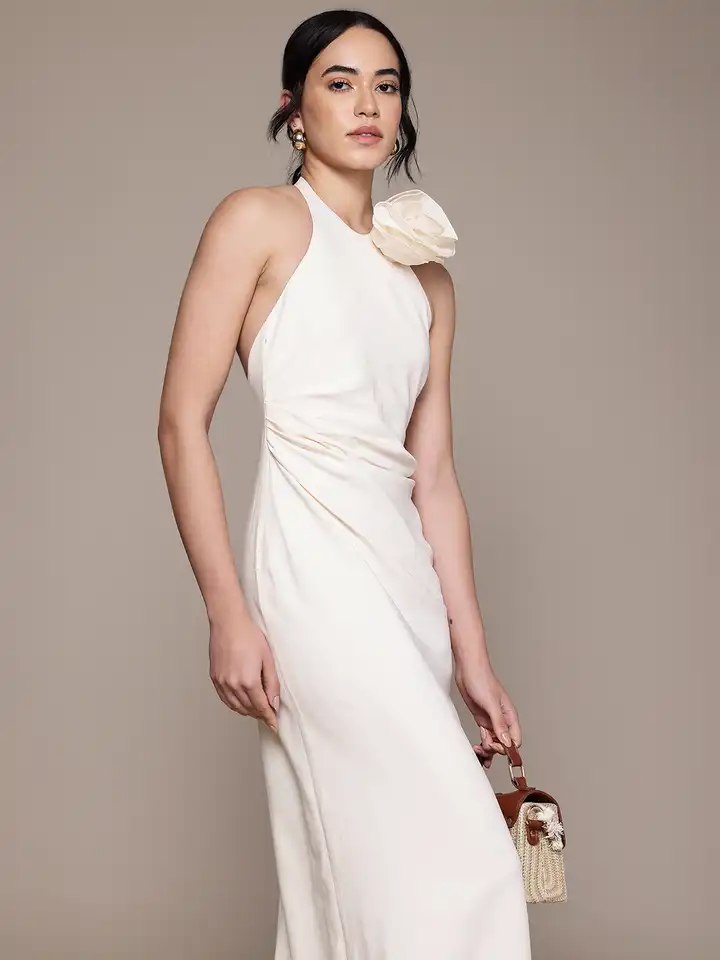 backless dresses myntra Buy Ordinaree Women Solid Backless Dress - Dresses for Women 36212471