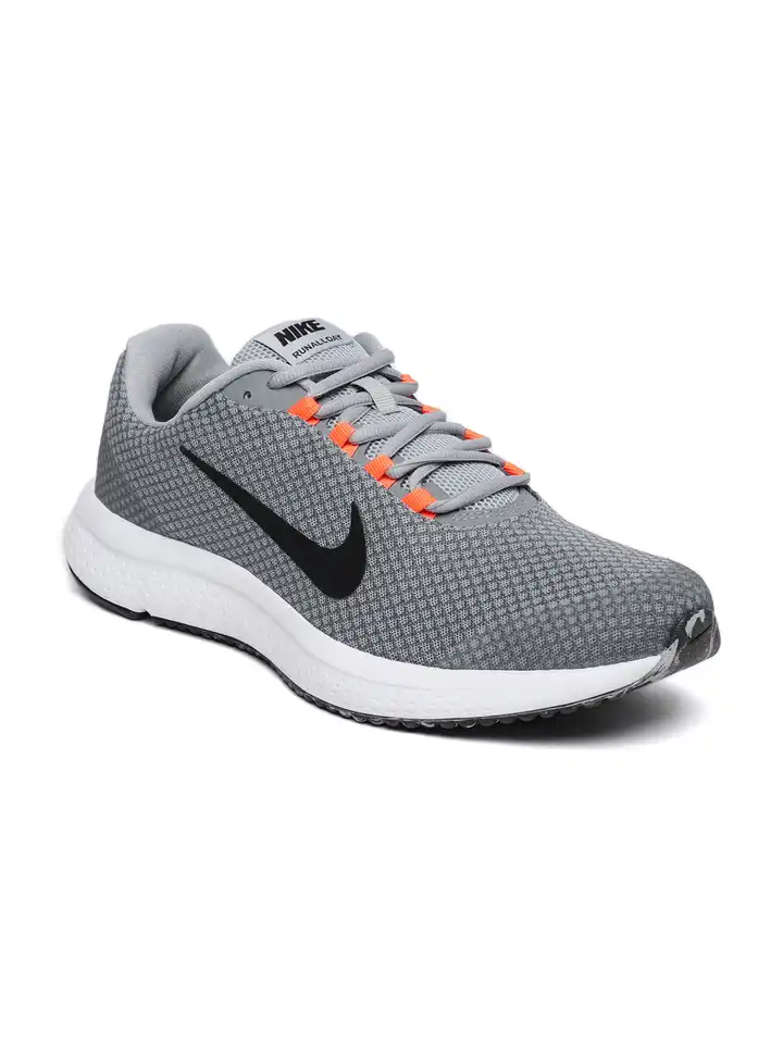 nike men grey runallday running shoes
